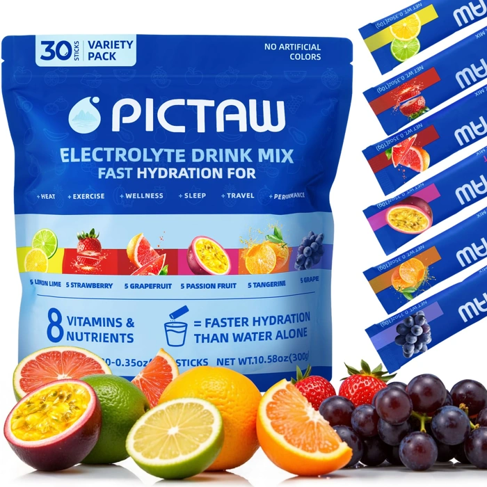 Instant Electrolyte Powder Drink Mix, Variety Pack, 30 Packets