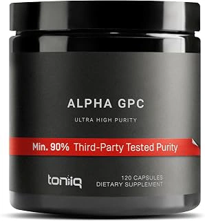 Toniiq Alpha GPC Capsules 600mg, 120 Count