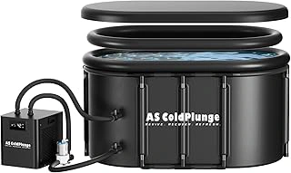 AS ColdPlunge 1/3HP Ice Bath Chiller & 148Gal Cold Plunge Tub Kit with Pump & Filter