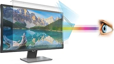 Anti Blue Light Screen Filter for 21-22 Inch Widescreen Desktop Monitors