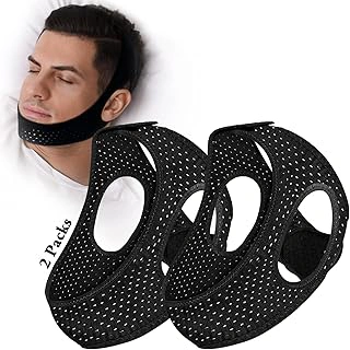 2 Pack Anti Snore Chin Strap for Sleeping