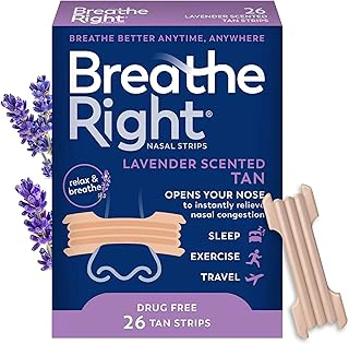 Breathe Right Lavender Scent Extra Strength Nasal Strips, 26 Ct