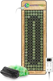 HealthyLine Far Infrared Heating Pad with Jade and Tourmaline Stones, Full Body 72" x 24"