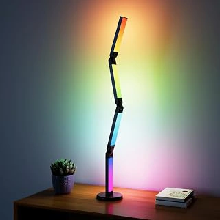 Electight Smart RGB LED Desk Lamp with Atmosphere Lighting, Music Sync, Dimmable, Foldable