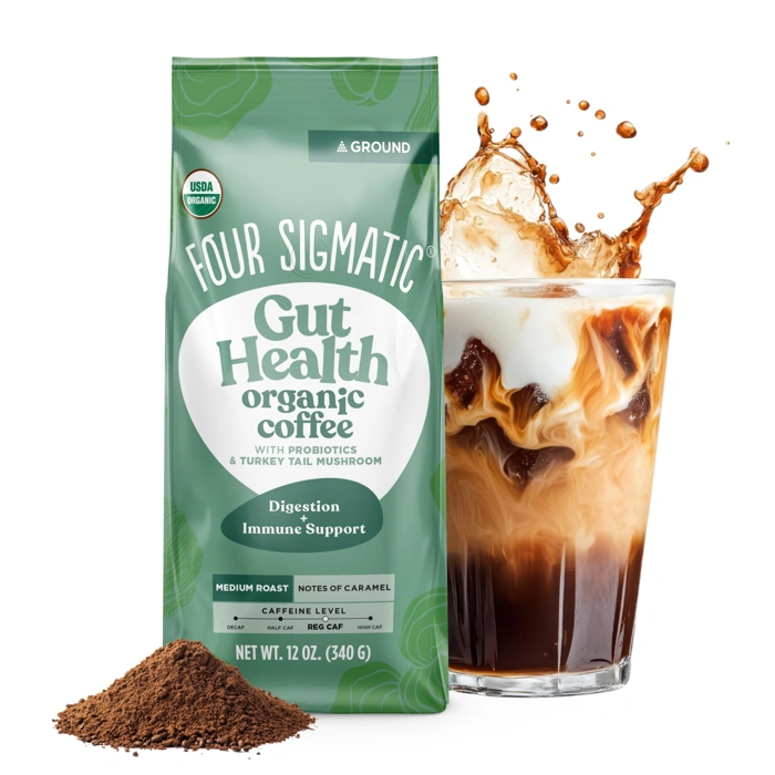 Four Sigmatic Gut Health Organic Ground Coffee with Chaga & Turkey Tail
