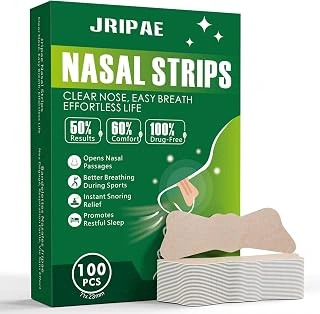 100ct Extra Strong Nasal Strips for Snoring, Tan